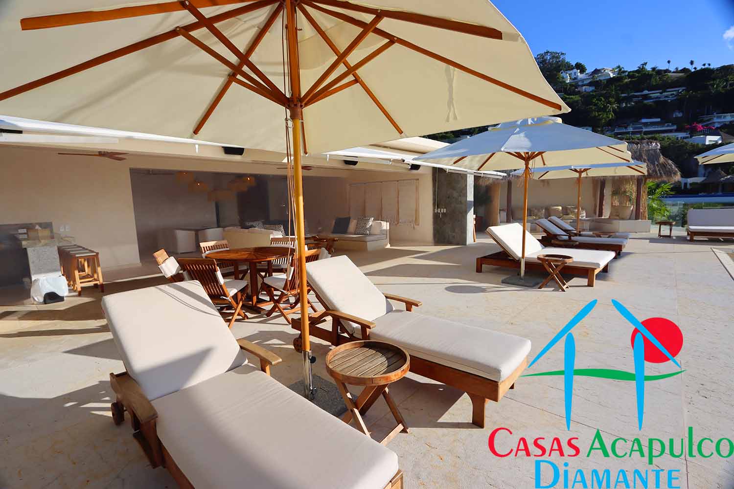 Tres Vistas - Terraza con alberca y palapa 21